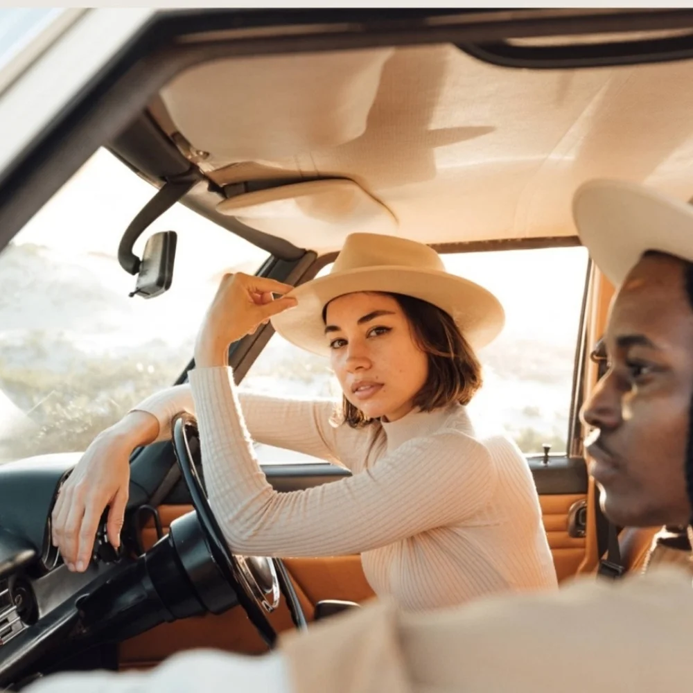 Will + Bear Calloway Cream Fedora Hat | Size Medium - NWT - Picture 5 of 10